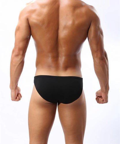 BRAVE PERSON Mens Low Rise Underwear Briefs with U Convex Pouch