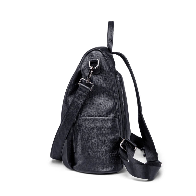 ZOOLER Hot Seller Women Cow Backpack 100% Genuine Leather Backpack Causal School Bags Travel Cowskin Female Backpacks#Z186