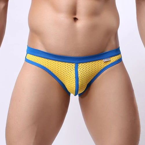 BRAVE PERSON Men's Breathable Mesh Briefs - High Quality Underwear