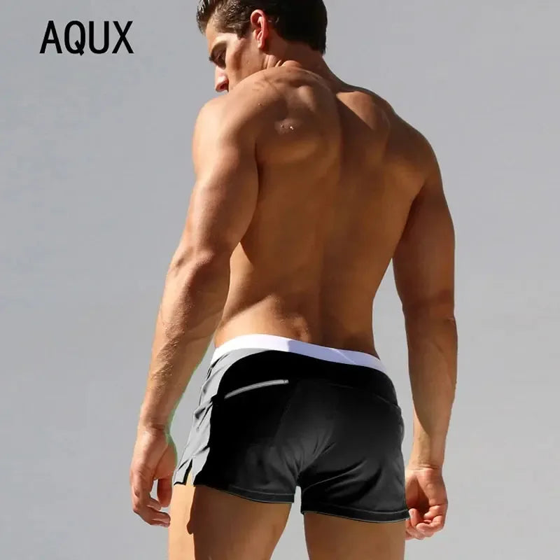 UXH Men's Low Waist Swim Trunks - ShopHub