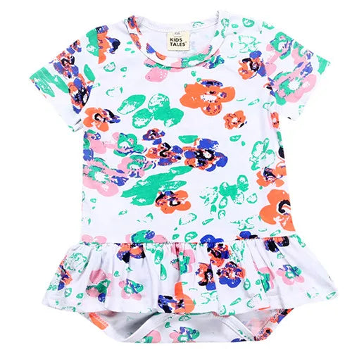 Kids Tales Blossom Belle Cotton-Blend Baby Girl Romper