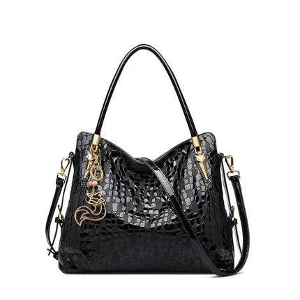FOXER Women's Natural Cow Leather Handbag