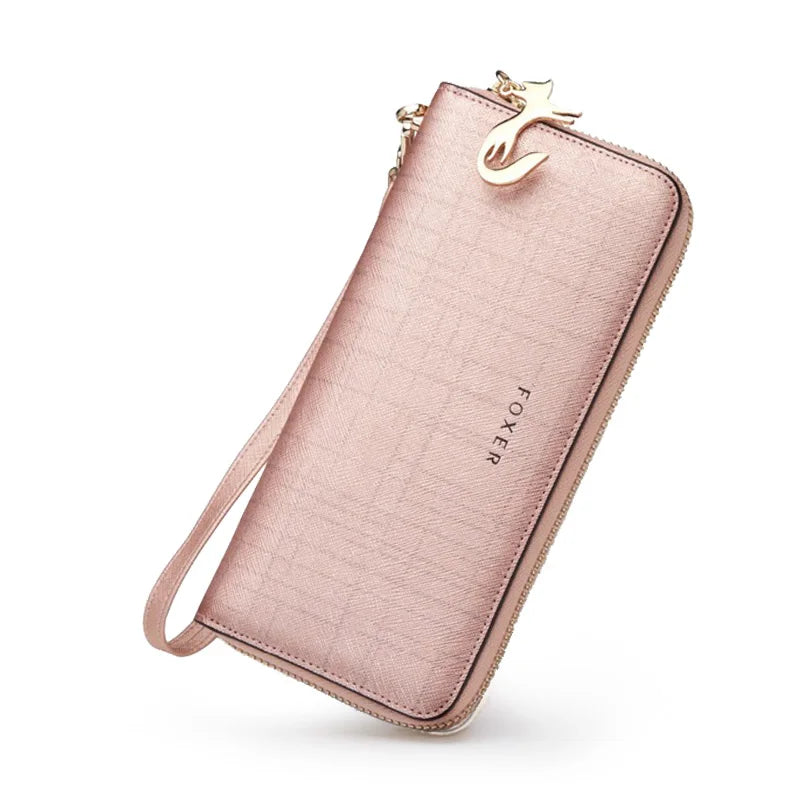 FOXER Women's Split Leather Wallet