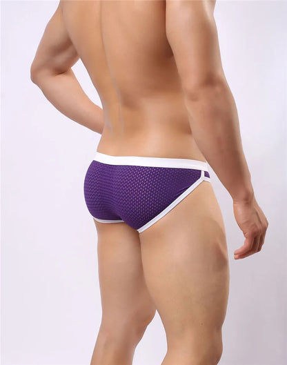 BRAVE PERSON Men's Breathable Mesh Briefs - High Quality Underwear