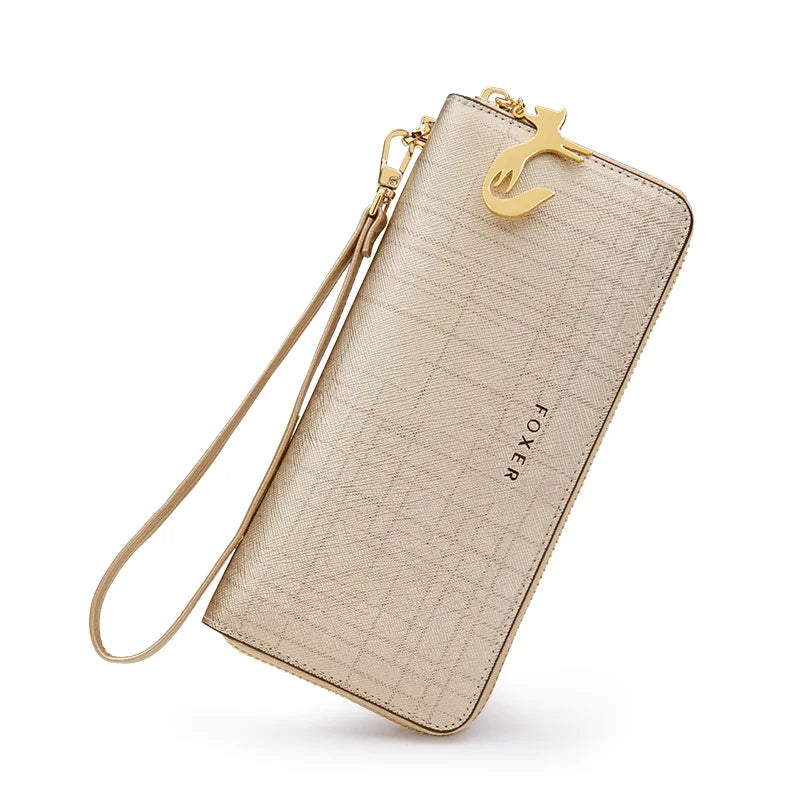 FOXER Women's Split Leather Wallet