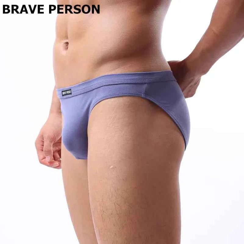 BRAVE PERSON Men's Breathable Cotton Briefs - High Quality Comfortable Underwear