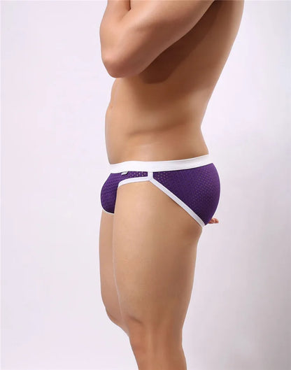 BRAVE PERSON Men's Breathable Mesh Briefs - High Quality Underwear