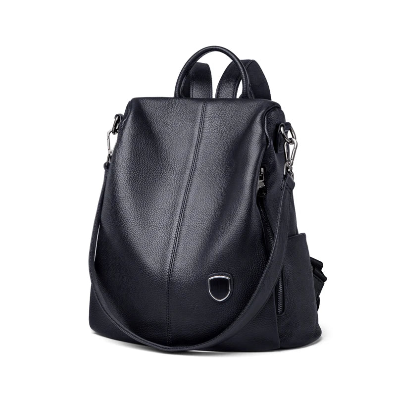 ZOOLER Hot Seller Women Cow Backpack 100% Genuine Leather Backpack Causal School Bags Travel Cowskin Female Backpacks#Z186
