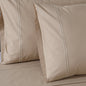 ORGANIC COTTON COLOURED SHEET SET 250TC - HUMMUS Whites of London NZ