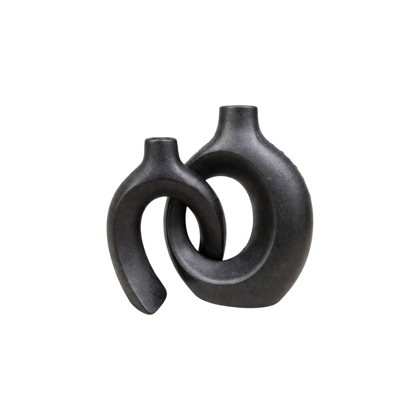 Frankly Cotton Sculptural Ceramic Vase Set Nest & Stem Homewares