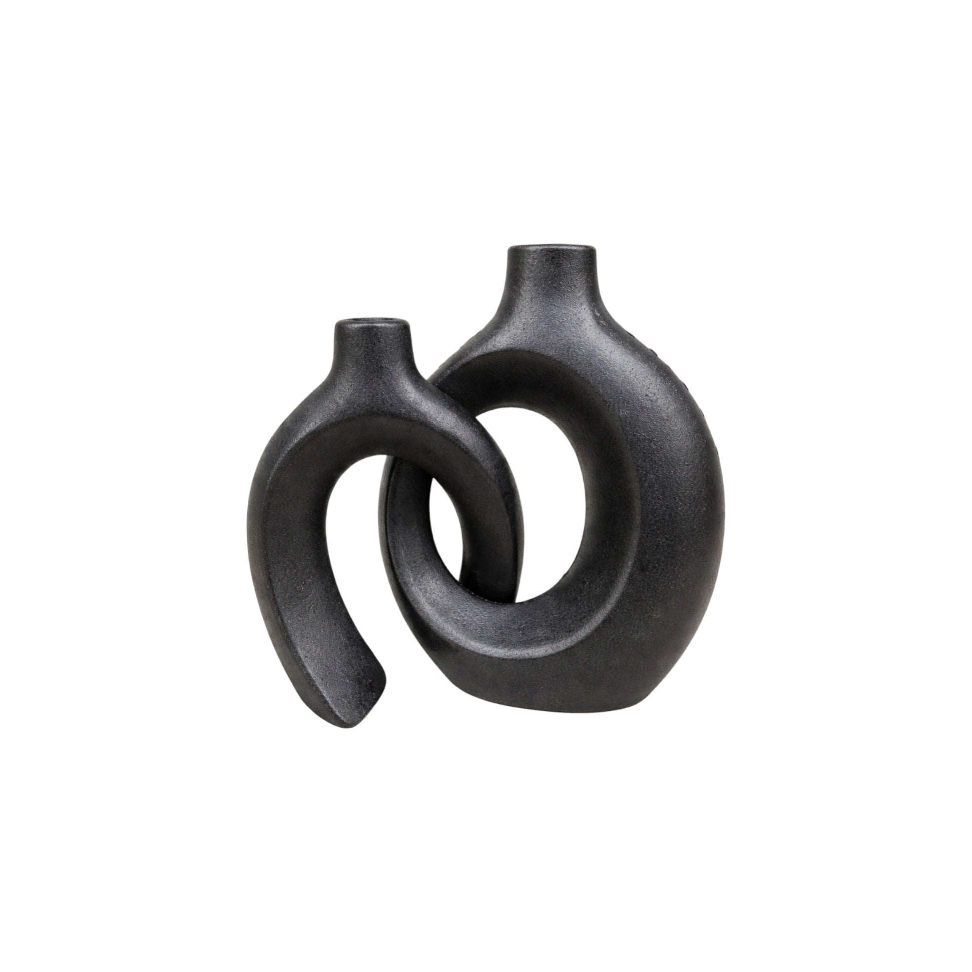 Frankly Cotton Sculptural Ceramic Vase Set Nest & Stem Homewares