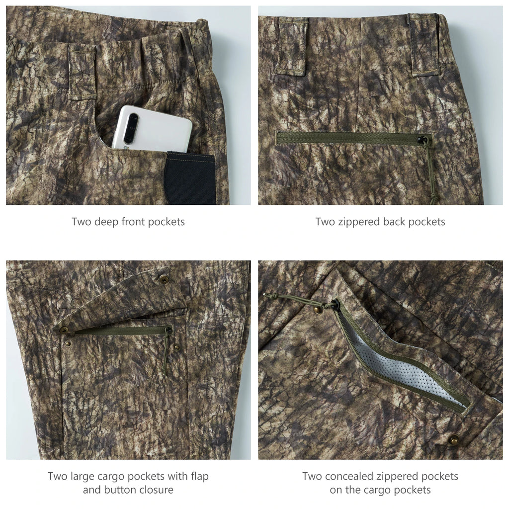 BASSDASH Men’s Stretch Hunting & Fishing Pants ShopHub