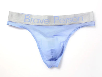 BRAVE PERSON Transparent Men's Briefs - Low-Waist Mesh Gauze Breathable Underwear