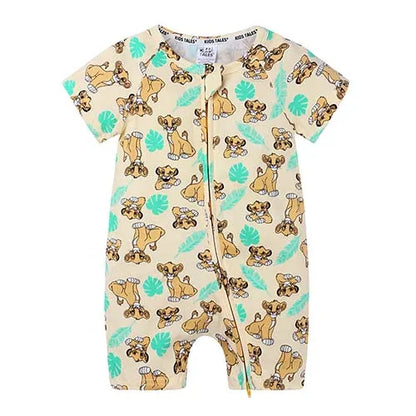 Kids Tales Sunny Side Cotton-Blend Zip Baby Romper
