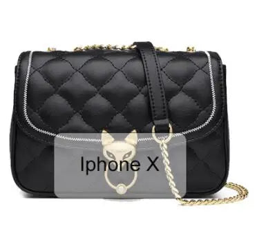 FOXER Split Leather Crossbody Bag