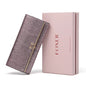 FOXER Women's Split Leather Long Wallet
