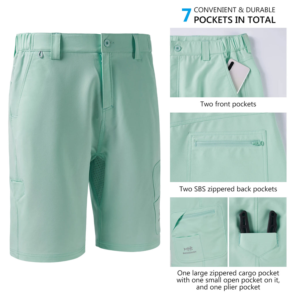 BASSDASH Men's Fishing Cargo Shorts ShopHub
