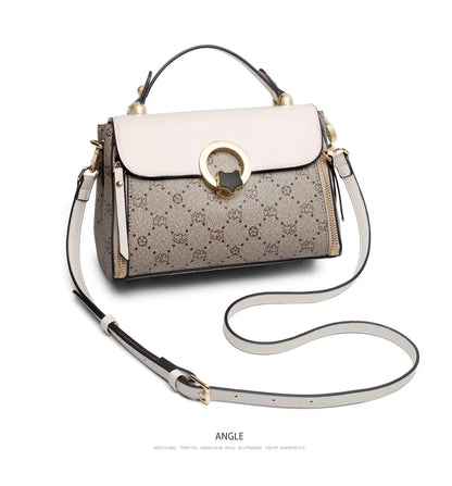 FOXER Women's Shoulder Bag Vintage Signature Tote Bag 2026 Luxury Fashion Female Handbag Crossbody Purse