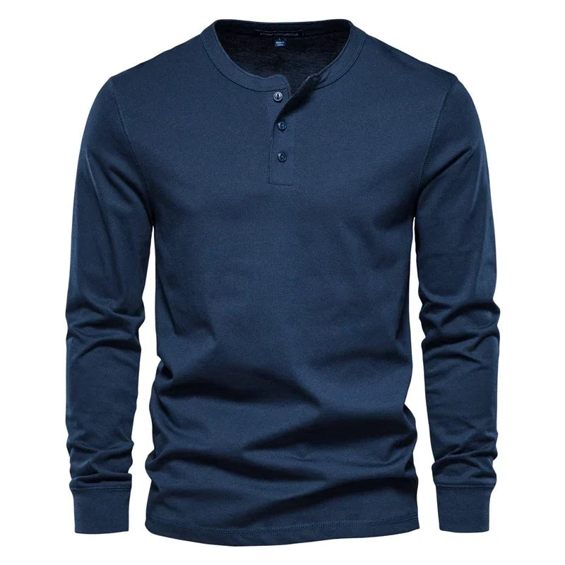 AIOPESON Men's Long Sleeve Button Down Shirts - ShopHub
