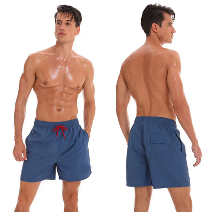 Men's surf shorts by Datifer, nylon summer boardshorts with mesh lining and drawstring, ideal for swimming and beach sports.