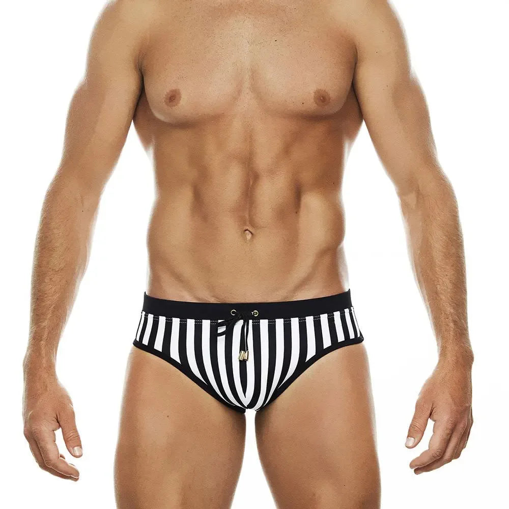 UXH Padded Contrast Colour Swim Briefs - ShopHub