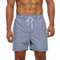 Men's summer boardshorts from ShopHub NZ, quick-dry polyester shorts with breathable mesh liner, ideal for gym and beach activities.