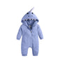 Kids Tales Bunny Hugs Cotton-Blend Hooded Baby Romper