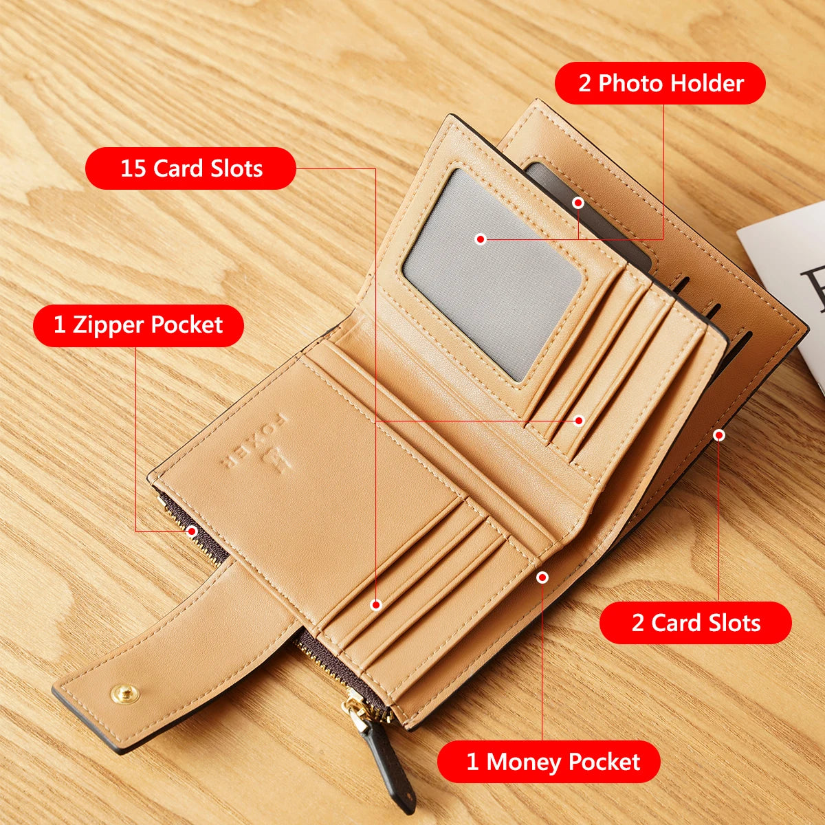 FOXER Signature Card Monogram Holder