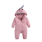 Kids Tales Bunny Hugs Cotton-Blend Hooded Baby Romper