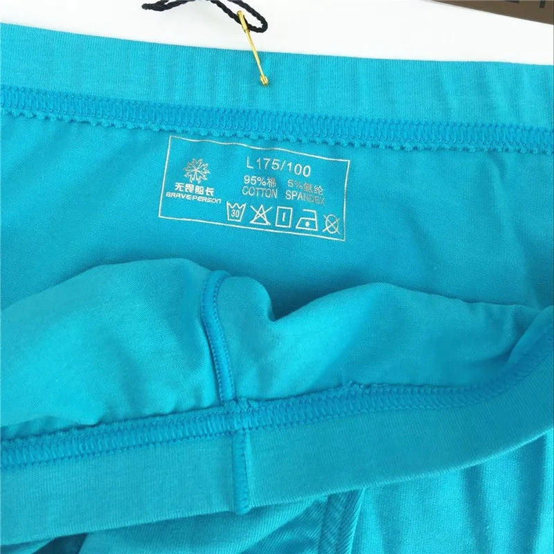 BRAVE PERSON Sexy Men's Briefs Cotton Underwear U Convex Pouch Low Waist