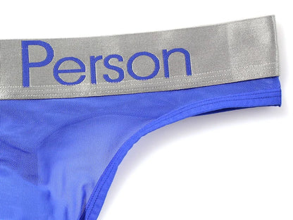 BRAVE PERSON Transparent Men's Briefs - Low-Waist Mesh Gauze Breathable Underwear