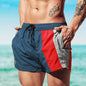 S4 Contrast Patchwork Swim Shorts with Mesh Liner