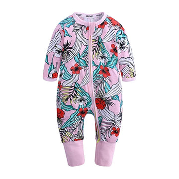 Kids Tales Everyday Wonder Cotton-Stretch Zip Baby Romper