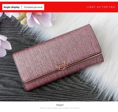 FOXER Women's Split Leather Long Wallet