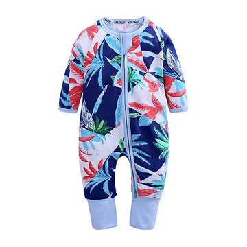 Kids Tales Everyday Wonder Cotton-Stretch Zip Baby Romper