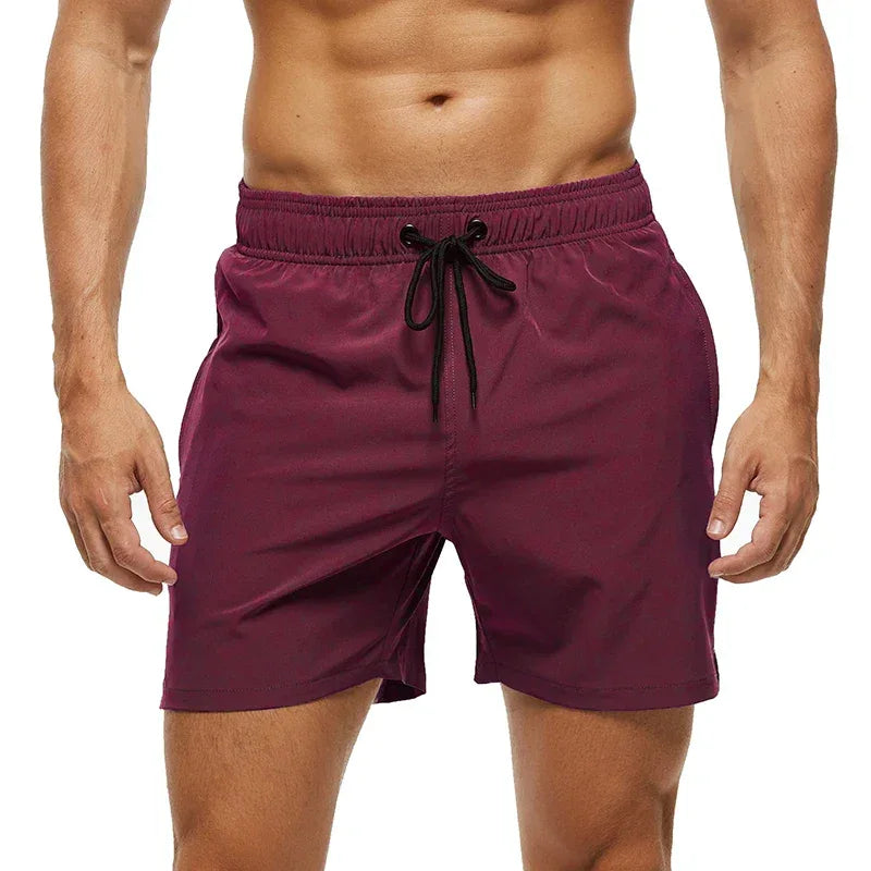 DATIFER Men's Solid Boardshorts - ShopHub