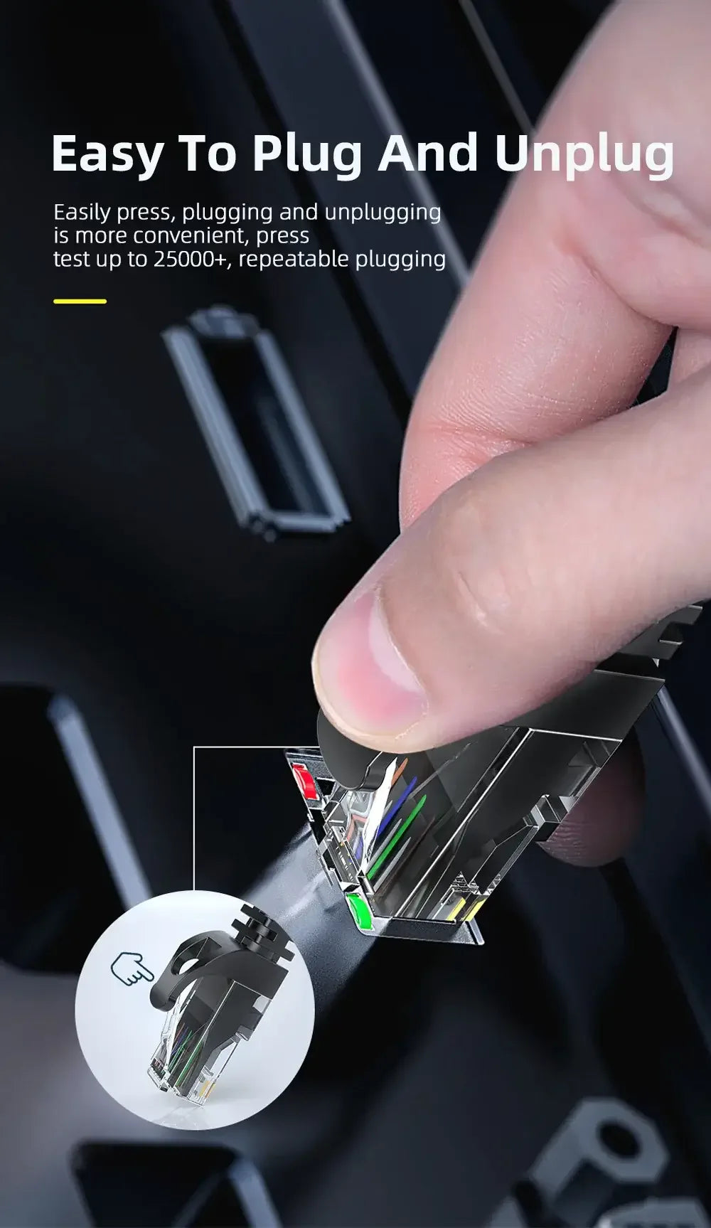 Essager Ethernet Cable Cat6, a high-performance 10m UTP cable - ShopHub