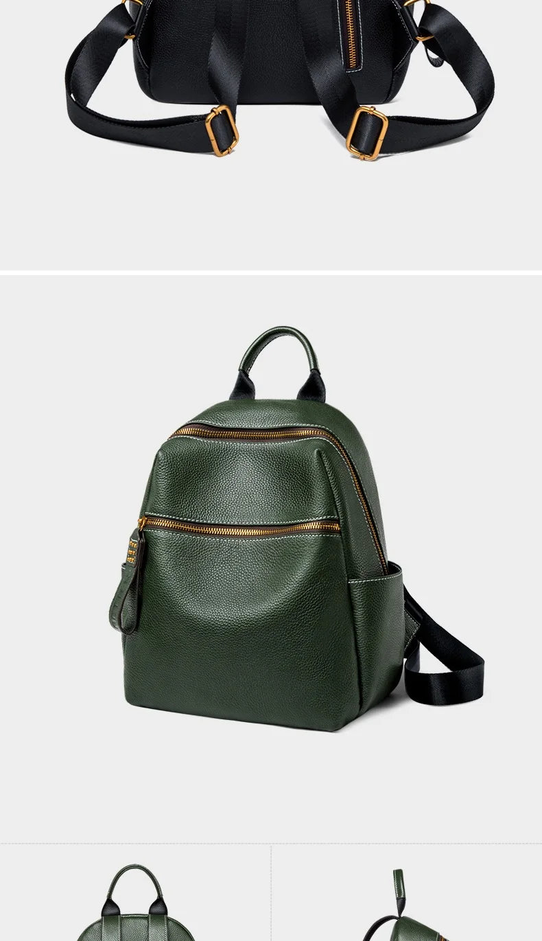 ZOOLER Top Sell Genuine leather Backpack Women Real Leather Travel Bags Style Backpack Soft Skin Female School Girl  Bags MY113