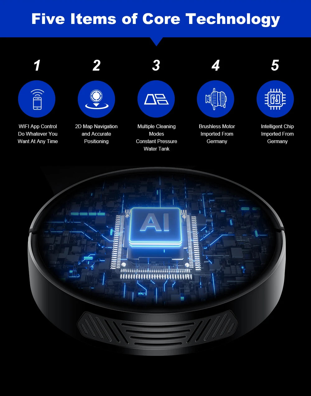 Liectroux M7S Robot Vacuum Cleaner