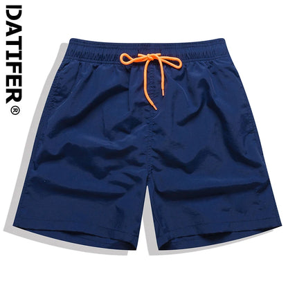 Men's surfboard shorts from DATIFER, stylish men's beach shorts with a sporty design, perfect for swimming and beach activities.