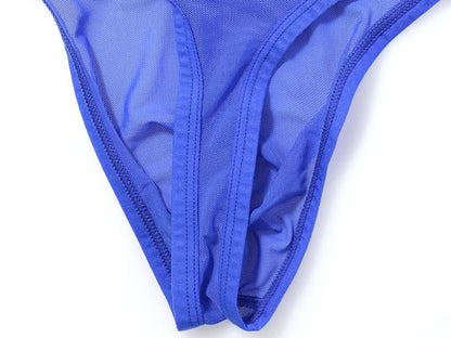 BRAVE PERSON Transparent Men's Briefs - Low-Waist Mesh Gauze Breathable Underwear