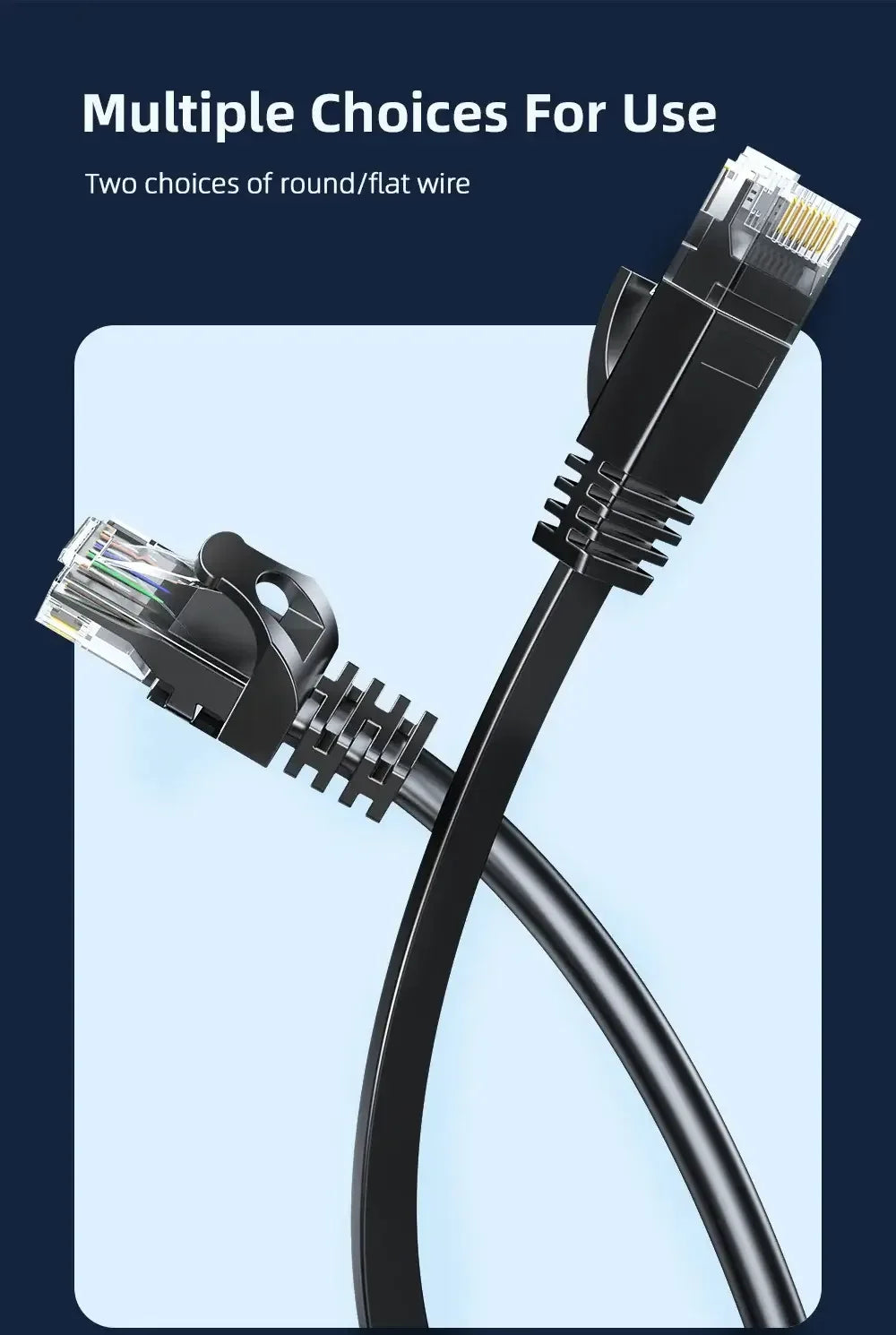 Essager Ethernet Cable Cat6, a high-performance 10m UTP cable - ShopHub