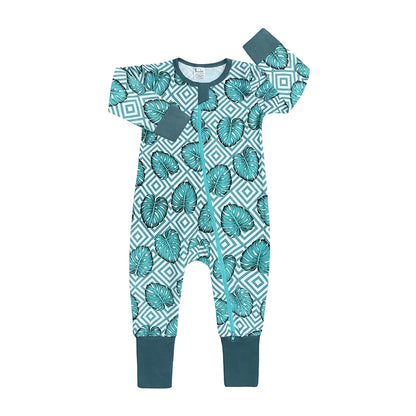 Kids Tales Everyday Wonder Cotton-Stretch Zip Baby Romper
