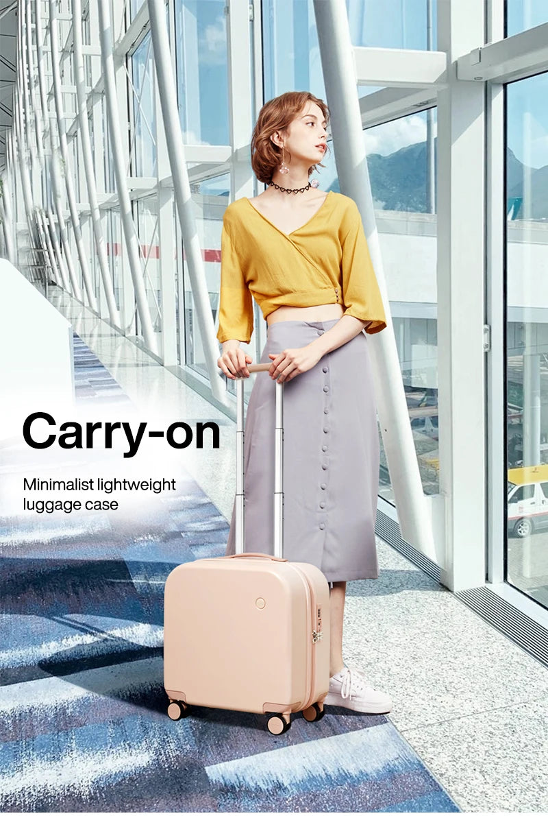 Mixi 16 Inch Carry On Suitcase