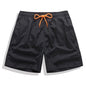 Men's beach boardshorts by ShopHub NZ, stylish surfing swimwear with a comfortable fit and vibrant design for beach and pool.