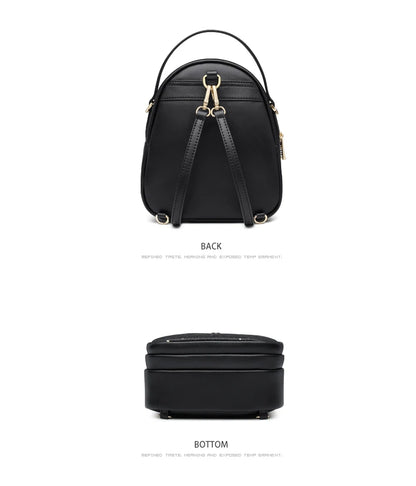 FOXER Glett Design Mini Female Backpack Split Leather Multilayer Space Women Shoulder Bag Fashion Handbag Best Festival Gift