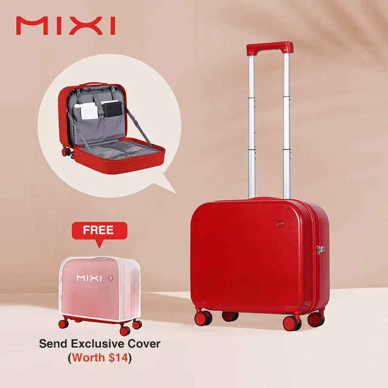 Mixi 16 Inch Carry On Suitcase