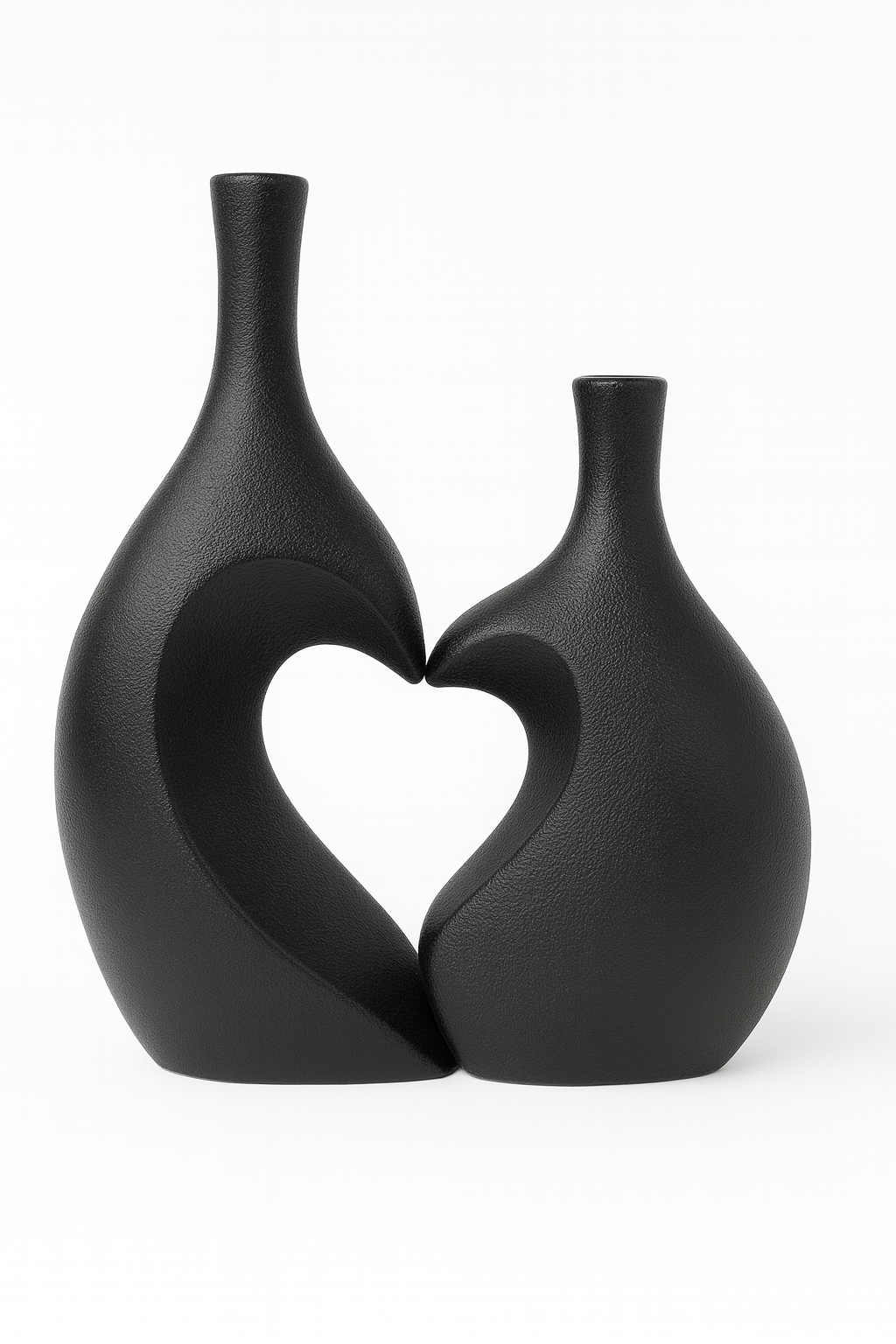 Frankly Cotton Heart Unity Ceramic Vase Pair Nest & Stem Homewares