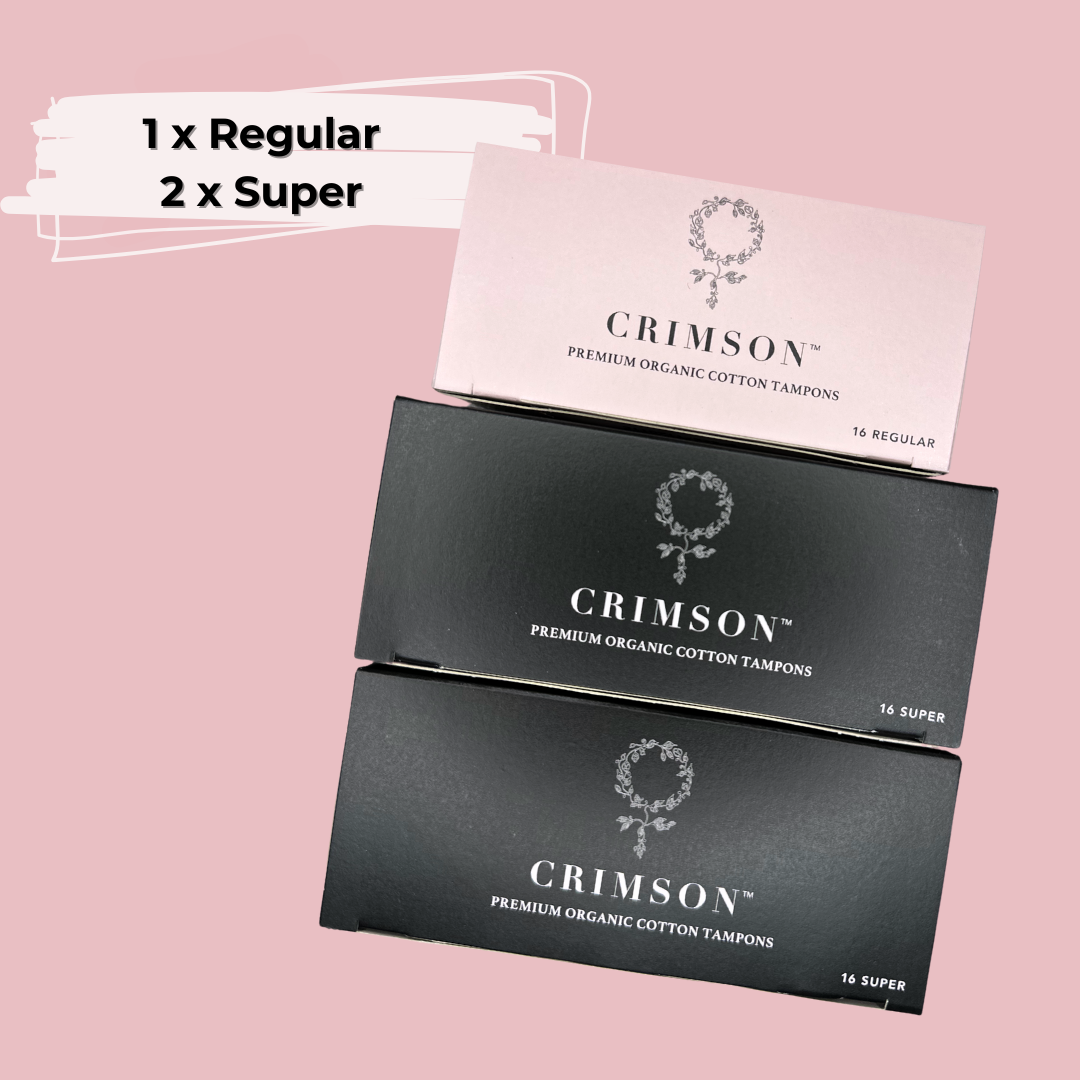 Heavy Flow Organic Tampon Bundle – 2 x super and 1 x regular - ShopHub