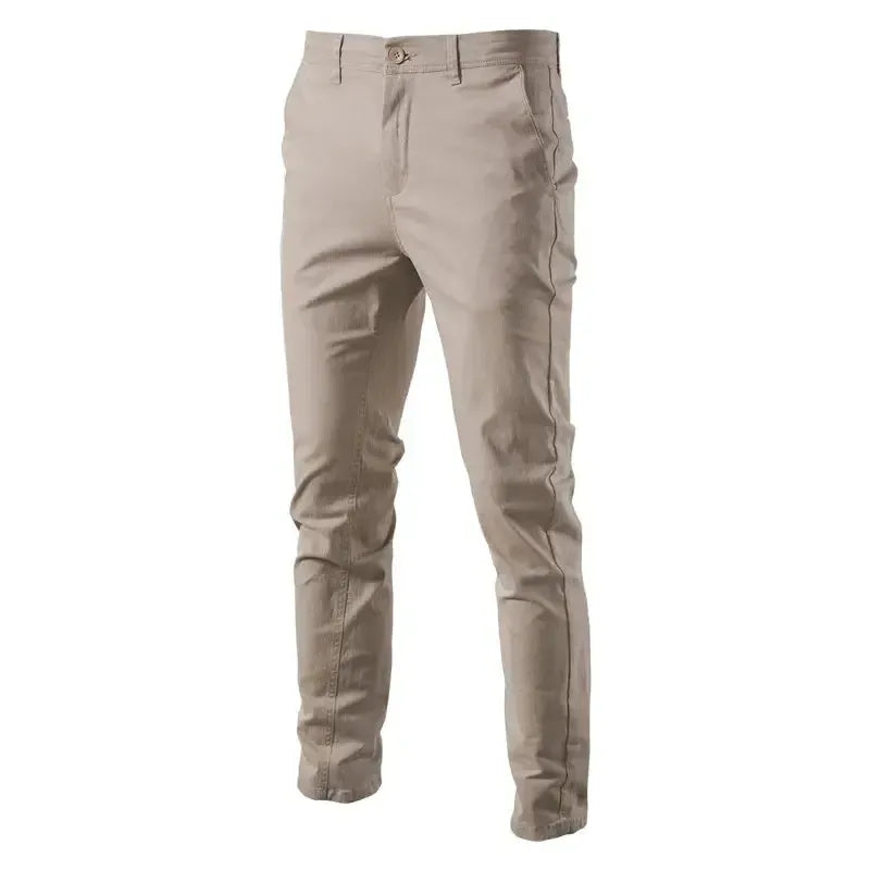 AIOPESON's Casual Cotton Men Trousers - ShopHub